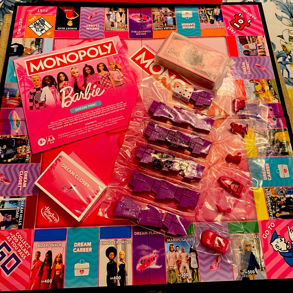 Barbie Monopoly Brand new in box, opened.